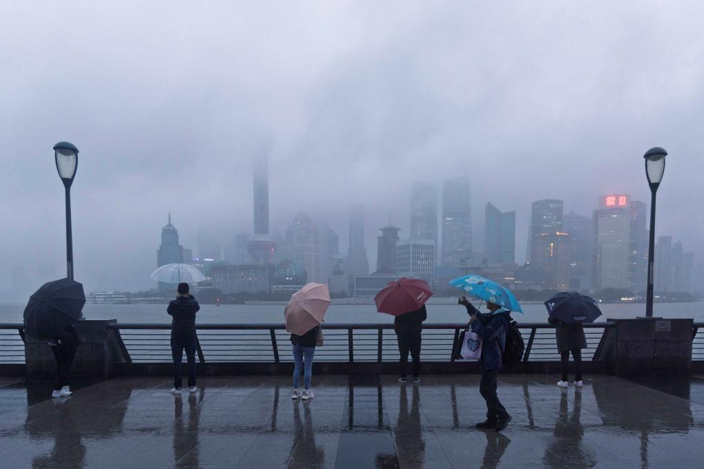 臺風(fēng)“康妮”致上海普降暴雨